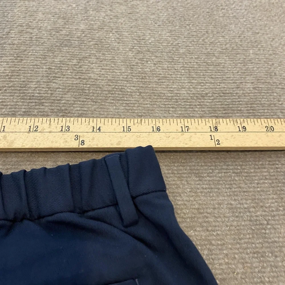 Banana‎ Republic Pants Mens 32R Navy Slim Fit Drawstring Waist Elastic Back
